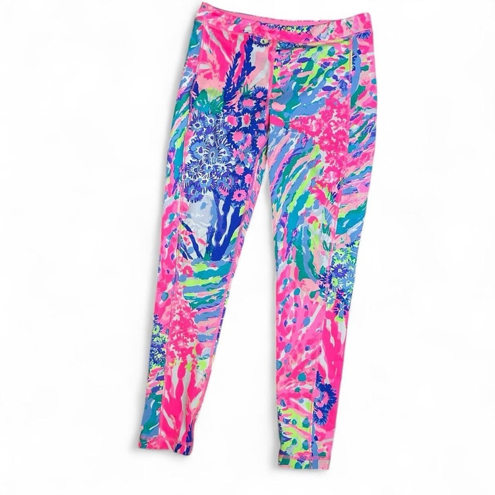 Lilly Pulitzer Luxletic Leggings – Girls L (8–10) - Picture 3 of 7